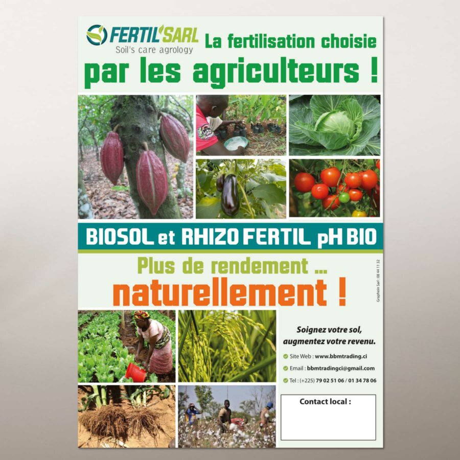 Créa d'affiche publicitaire : A3, A1, A2, 4 x 3 m – Image 2